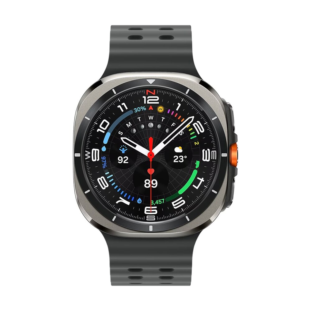 Часы Samsung Galaxy Watch Ultra 47 мм Titanium Silver, серебряный титан (2024) Стандартный