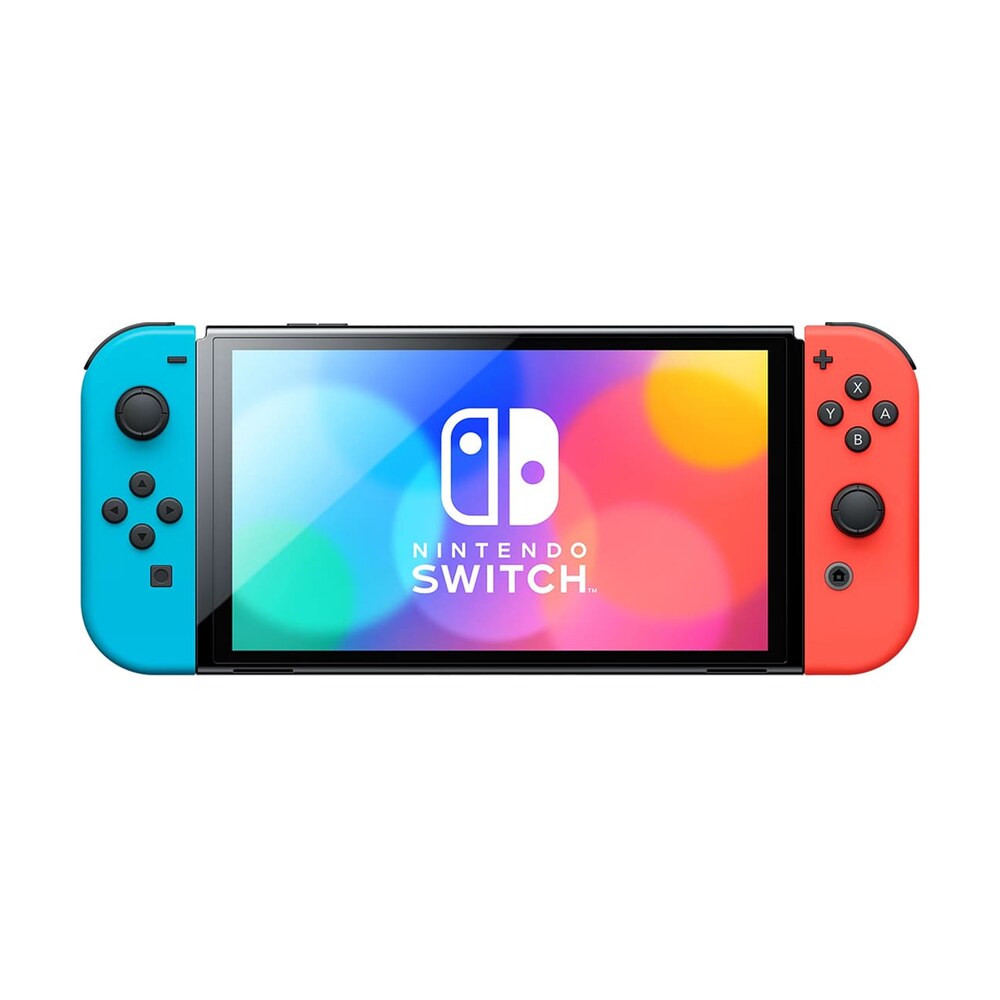 Игровая консоль Nintendo Switch OLED Неоновый/красный