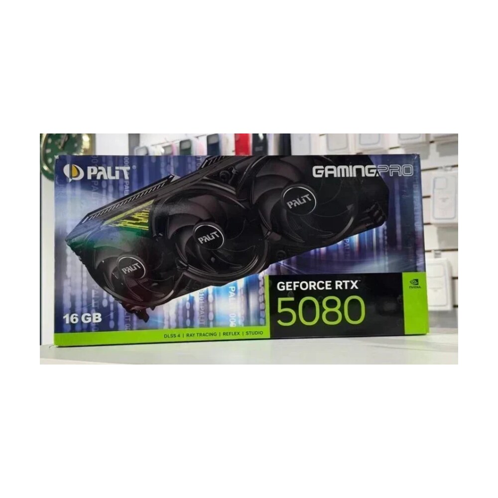 Palit GeForce RTX 5080 GamingPro 16GB Чёрный